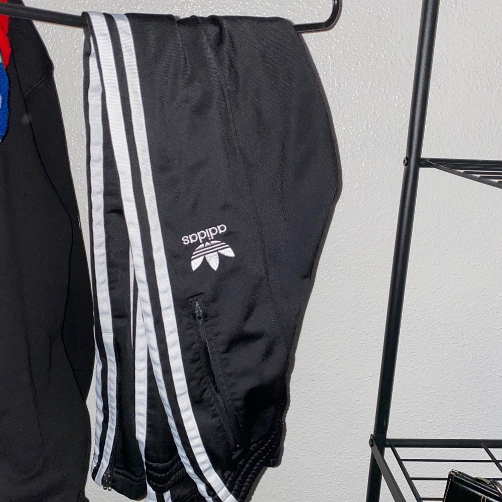 adidas track pants- black